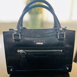 GUESS Black Leather Handbag
